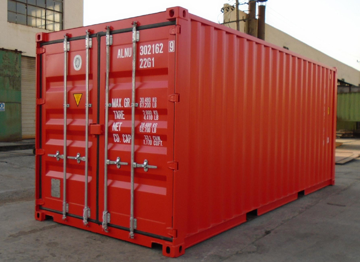 Conteneur 20ft Modulaire Rouge Vif